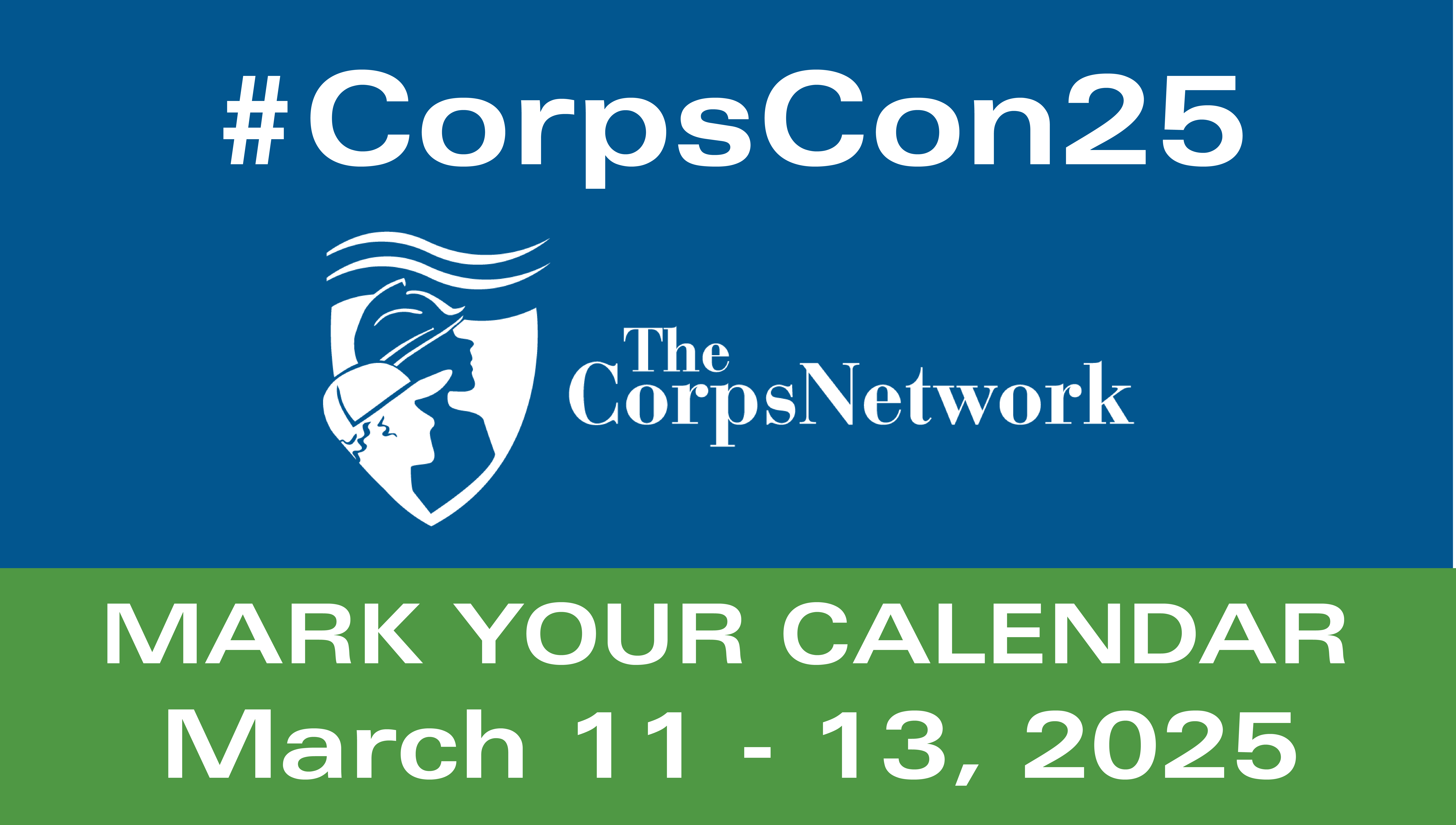 Save the Date – #CorpsCon25 – The Corps Network